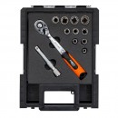 Cutie QBRICK® SYSTEM ONE Organizator M, inserție din spumă