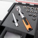 Cutie QBRICK® SYSTEM ONE Organizator M, inserție din spumă