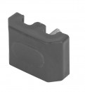 Suport Strend Pro EUROSTANDARD, 60x60 mm, antracit, pentru panou de gard, inclusiv șurub, forma M, pa