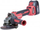 Polizor de lucru CAG-S20LiBH 125 mm, în carcasă, cu baterie și încărcător, unghi, 20V, 1x Li-ion, fără carbon