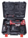 Polizor de lucru CAG-S20LiBH 125 mm, în carcasă, cu baterie și încărcător, unghi, 20V, 1x Li-ion, fără carbon