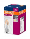 Bec OSRAM® LED FIL 040 (ean9634) non-dim, 4W/827 E27 2700K Valoare CLASIC A