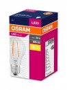 Bec OSRAM® LED FIL 060 (ean9658) non-dim, 7W/827 E27 2700K Valoare CLASIC A