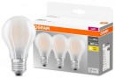 Bec OSRAM® LED FR 060 (ean9351) non-dim 7W/827 E27 2700K MULTIPACK bal. 3 buc, Star CLASSIC A