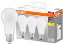 Bec OSRAM® LED FR 100 (ean 9412) non-dim 13W/827 E27 2700K MULTIPACK bal. 3 buc, plastic, Star Clas