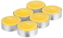 Lumanare Citronella C-151, ceai, galben, pachet 6 buc