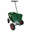 Carucior cu roti pline pentru gradina, Vivatechnix VMD-1008, maxim 150kG