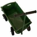 Carucior cu roti pline pentru gradina, Vivatechnix VMD-1008, maxim 150kG