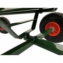 Carucior cu roti pline pentru gradina, Vivatechnix VMD-1008, maxim 150kG