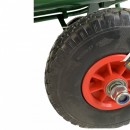 Carucior cu roti pline pentru gradina, Vivatechnix VMD-1008, maxim 150kG