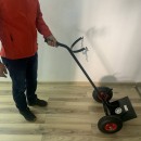 Carucior pentru transportat butelie gaz, Vivatechnix VMD-1028, max 50 l, 56x40x117 cm