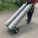 Carucior pentru transportat butelii Vivatechnix VMD-1015, max 100 Kg