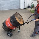 Carucior pentru transportat butoaie sau stupi Vivatechnix VMD-1016, max 250 Kg