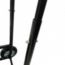 Carucior pentru transportat si depozitat lemne Vivatechnix VMD-1018, max 40 Kg, Negru