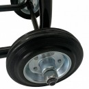 Carucior pentru transportat si depozitat lemne Vivatechnix VMD-1018, max 40 Kg, Negru