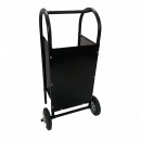 Carucior pentru transportat si depozitat lemne Vivatechnix VMD-1019, max 40 Kg, Negru