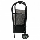 Carucior pentru transportat si depozitat lemne Vivatechnix VMD-1019, max 40 Kg, Negru