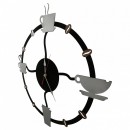 Ceas de perete metalic Krodesign Coffee Time, diametru 50 cm