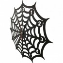 Ceas de perete metalic Krodesign Spider, diametru 50 cm, negru