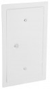 Uși pentru coș Anko C2.3W 130x260 mm, alb