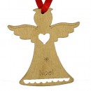 Decoratiuni de Craciun MagicHome, Angel Noel, auriu, ambalaj. 5 buc