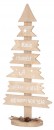 Decoratiuni de Craciun Woodeco, Brad cu semne, 40x17 cm, ambalaj. 2 buc