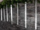 Lumină de Crăciun MagicHome țurțuri de Crăciun, 288 LED alb rece, 8 țurțuri, efect cascadă, 230 V,