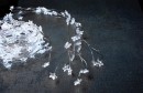 Lumină de Crăciun MagicHome Christmas Twisted Stars 180S, 180x micro stea LED alb rece, lumină simplă