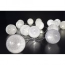 Christmas Light MagicHome Cottonball, Alb, L-3 m, IP20