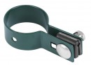 Clemă Strend Pro EUROSTANDARD, 38 mm, capăt, verde, Zn + PVC, RAL6005, pentru stâlp rotund