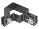 Clemă Strend Pro EUROSTANDARD, 60x40 mm, colț, antracit, Zn + PVC, RAL7016, pentru stâlp pătrat