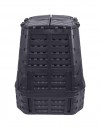 Composter ECO Multi 650 iluminat, negru, PE