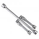 Cheie cu roată încrucișată, pliabilă Strend Pro, 17x19, 21x23mm