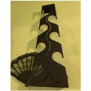 Cuier metalic Krodesign Black Hanger, lungime 50cm, negru