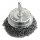 Perie de slefuit cupa 75mm Strend Pro, tija, 0.30mm