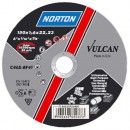 Disc de tăiere NORTON Vulcan A 125x1,0x22 A46S-BF41, Oțel-Inox