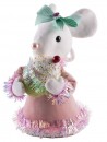 Decorat MagicHome Candy Line, soarece, roz, 27 cm