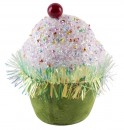 Decor MagicHome Candy Line, briosa, verde, 7x7x11 cm, agatat