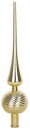 Decorat MagicHome Christmas, 1 buc, 28 cm, topper brad, auriu, pentru brad