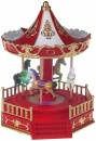 Decoratiune MagicHome Craciun, Carusel, 4 LED-uri schimbatoare de culori, cu melodii, 3xAA, interior, 18.3