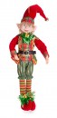 Decoratiuni MagicHome Craciun, Elf, agatat, 46 cm