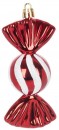 Decor MagicHome Christmas, set, 4 buc, 11,5 cm, bomboane, rosu, pentru brad