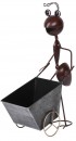 Decorat Mecco 4212, Furnica cu caruta, 46 cm, tabla