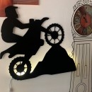 Decoratiune luminoasa de perete, Krodesign Hard Enduro 