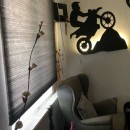 Decoratiune luminoasa de perete, Krodesign Hard Enduro 