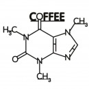 Decoratiune metalica de perete Krodesign Coffee KRO-1119, dimensiune 60 cm, negru, grosime 1.5 mm