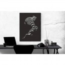Decoratiune metalica de perete Krodesign KRO-1058, Sexy Body, 60 cm, grosime 1.5 mm