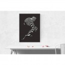 Decoratiune metalica de perete Krodesign KRO-1058, Sexy Body, 60 cm, grosime 1.5 mm