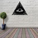 Decoratiune metalica de perete Krodesign KRO-1060, Eye, 60 cm, grosime 1.5 mm
