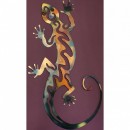 Decoratiune perete Krodesign Lizard, Lungime 106 cm, multicolora